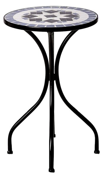PALAZZO Odkládací stolek 35 cm - bílá/modrá