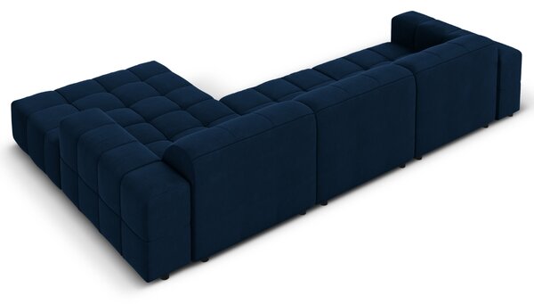 -25 % Dny MOMENTI– Cosmopolitan Design Sametová rohová pohovka Chicago 284 cm, pravá