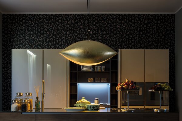 Catellani & Smith Designové závěsné LED svítidlo Malagola 27, 2700K, 1x2W Barva: Zlatá