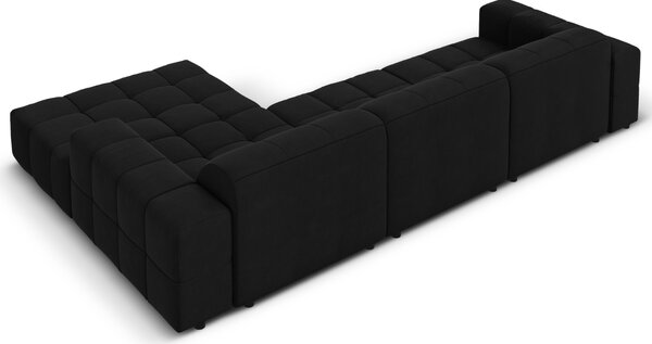 -25 % Dny MOMENTI– Cosmopolitan Design Sametová rohová pohovka Chicago 284 cm, pravá