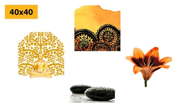 Set obrazů Feng Shui kombinace