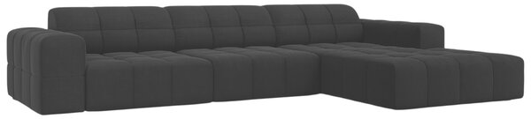 -25 % Dny MOMENTI– Cosmopolitan Design Sametová rohová pohovka Chicago 284 cm, pravá
