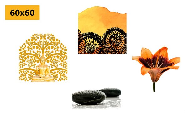 Set obrazů Feng Shui kombinace