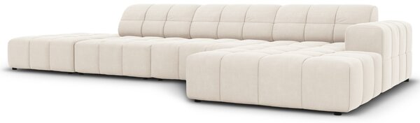 -25 % Dny MOMENTI– Cosmopolitan Design Sametová rohová pohovka Chicago 341 cm, pravá