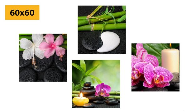 Set obrazů Feng Shui zátiší