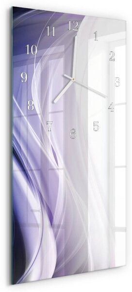 Skleněné hodiny vertikální Abstrakce zsppb-30x60-00083794