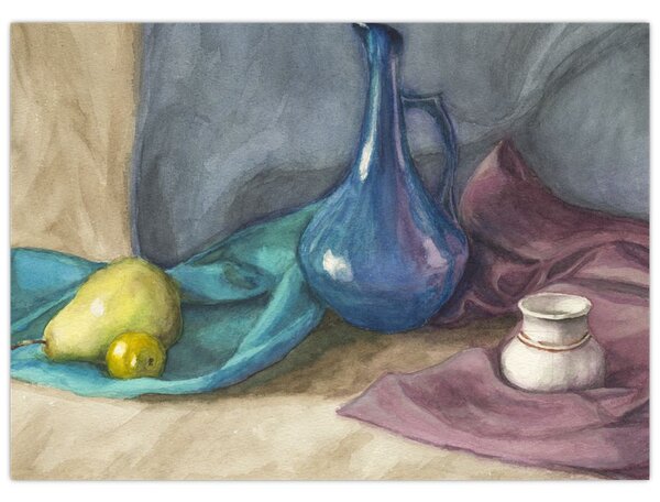 Obraz - Malované zátiší (70x50 cm)