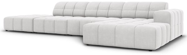 -25 % Dny MOMENTI– Cosmopolitan Design Sametová rohová pohovka Chicago 341 cm, pravá