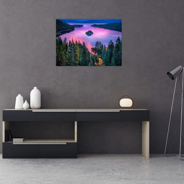 Obraz - Jezero Tahoe, Sierra Nevada, Kalifornie, USA (70x50 cm)