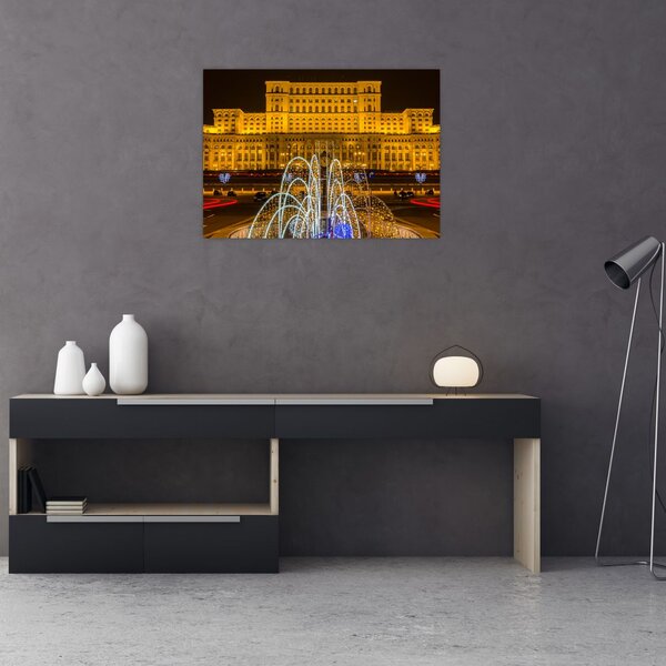 Obraz - Palác parlamentu, Bukurešť Rumunsko (70x50 cm)