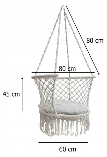 Houpačka Ikonka 60 cm, nosnost 150 kg