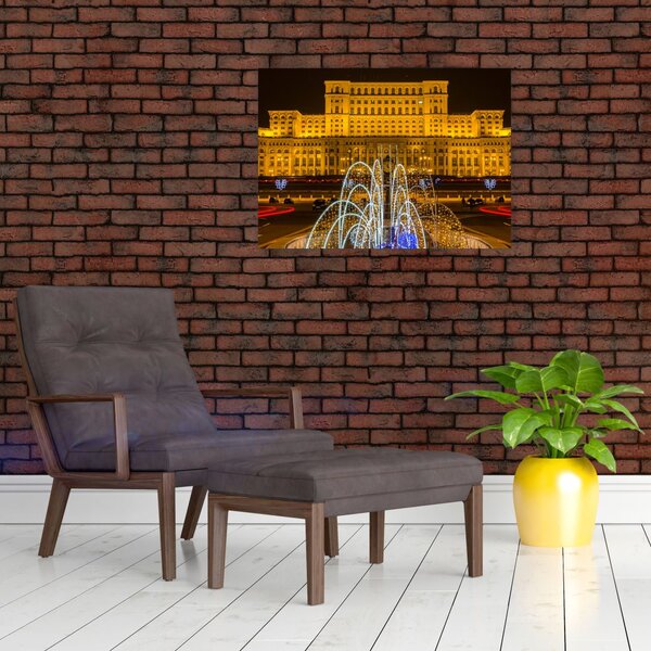 Obraz - Palác parlamentu, Bukurešť Rumunsko (70x50 cm)