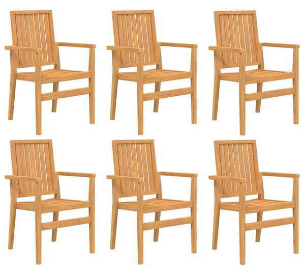 7dílný zahradní jídelní set masivní teakové dřevo