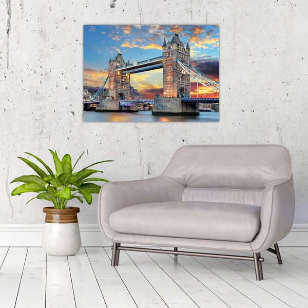 Obraz - Tower Bridge, Londýn, Anglie (70x50 cm)