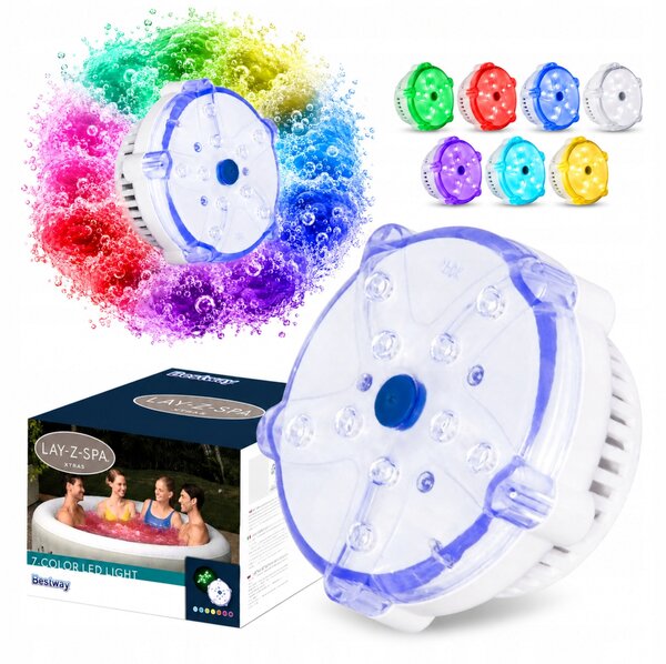 Bestway 60303 LED světlo pro SPA vířivku, 7 barev