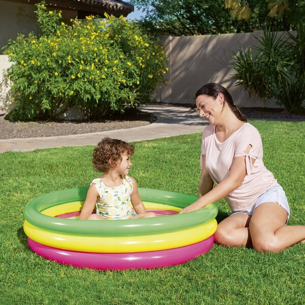 Dětský Nafukovací Bazén 102 x 25 cm Bestway 51104 Měkké dno