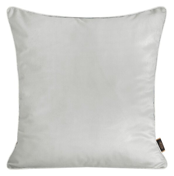 DEKORAČNÍ POVLAK NA POLŠTÁŘ VELVET 45X45 CM STŘÍBRNÁ