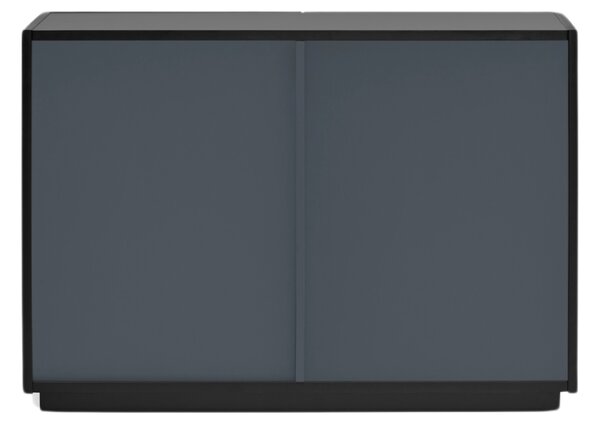 Černá lakovaná komoda Teulat Doric 100 x 48 cm
