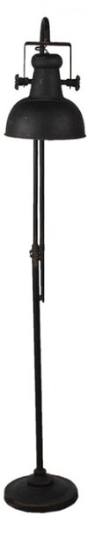 Černá kovová stojací lampa Frisian – 59x27x189 cm