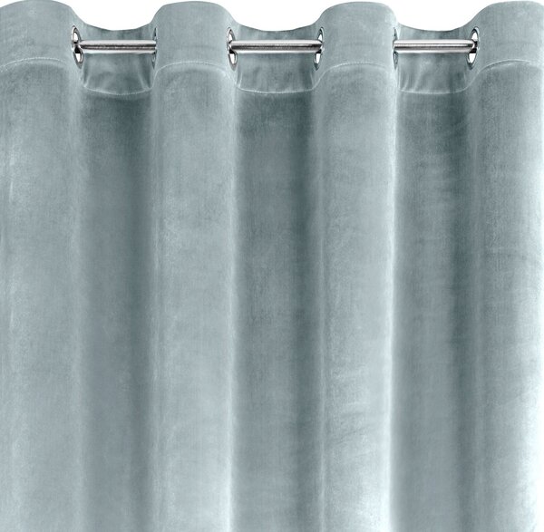 ZATEMŇOVACÍ ZÁVĚS NA KROUŽCÍCH SAMANTA 140X250 CM ŠEDÁ