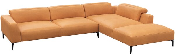 -25 % Dny MOMENTI– Flexlux Kožená rohová pohovka VOLUZZI 325 cm, pravá
