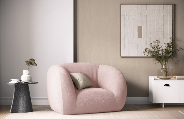-25 % Dny MOMENTI– Cosmopolitan Design Bouclé křeslo Essen