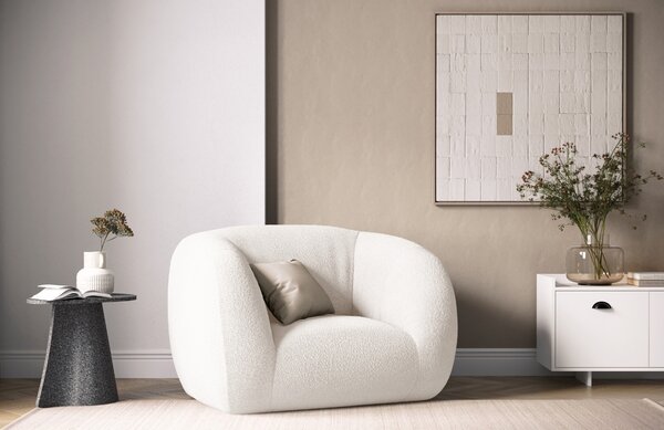 -25 % Dny MOMENTI– Cosmopolitan Design Bouclé křeslo Essen