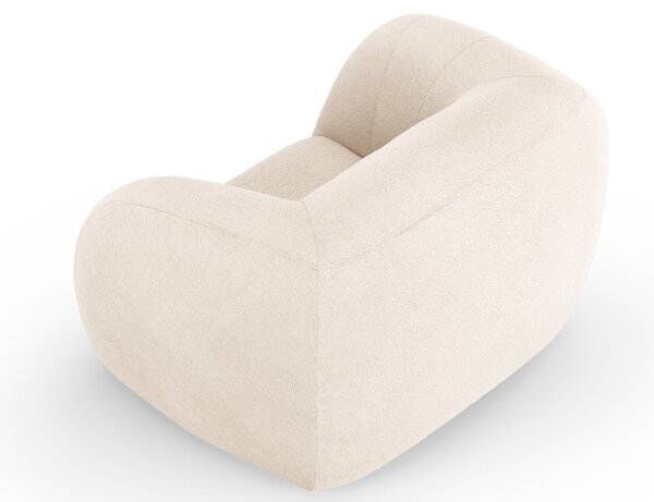 Béžové bouclé křeslo Cosmopolitan Design Essen