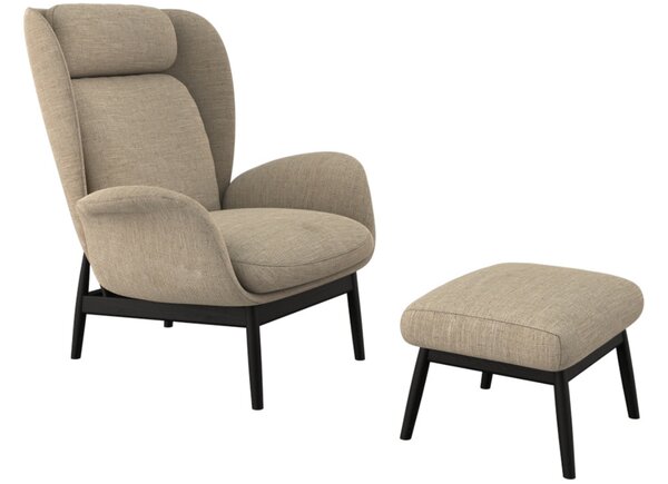 -25 % Dny MOMENTI– Flexlux Béžové čalouněné lounge křeslo PADOVA