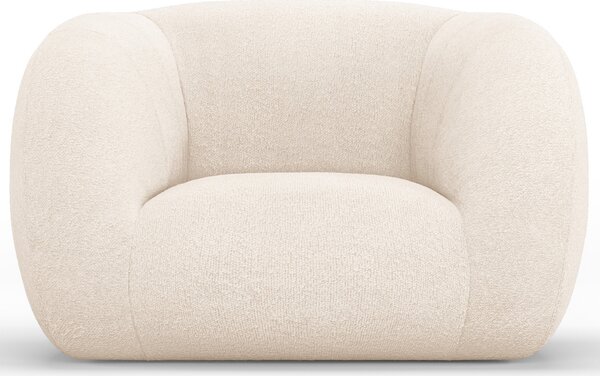 Béžové bouclé křeslo Cosmopolitan Design Essen