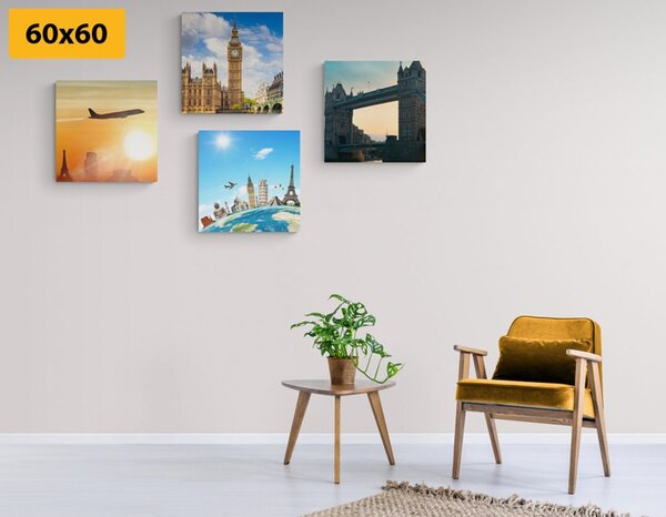 Set obrazů pro milovníka Londýna
