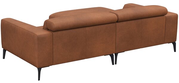 -25 % Dny MOMENTI– Flexlux Kožená rohová pohovka VOLUZZI 233 cm, levá