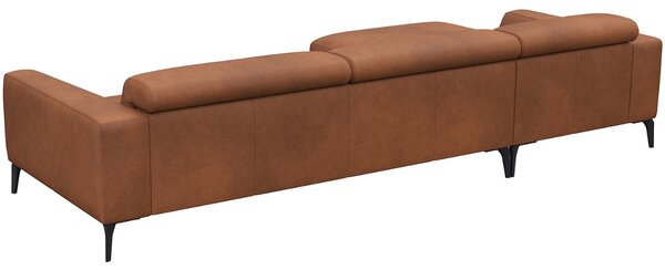 -25 % Dny MOMENTI– Flexlux Kožená rohová pohovka VOLUZZI 329 cm, levá