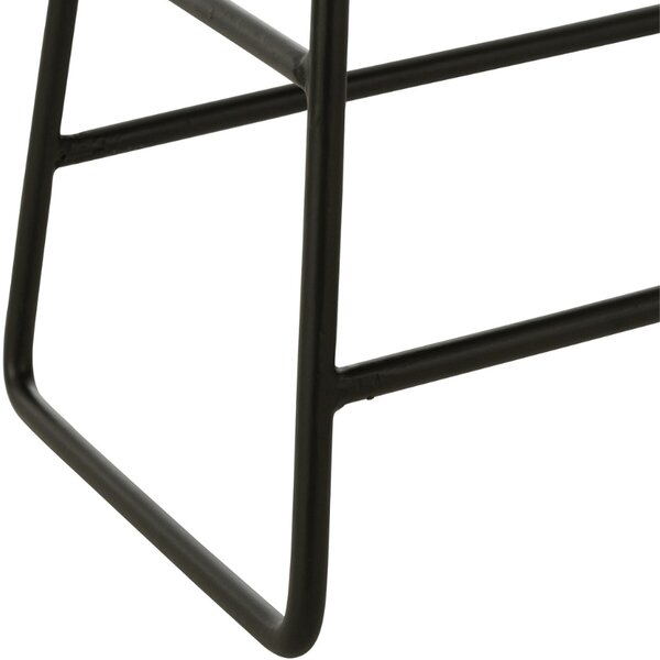 Černá dřevěná stolička J-line Tekke 45 cm