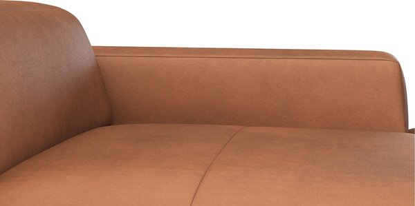 -25 % Dny MOMENTI– Flexlux Kožená rohová pohovka VOLUZZI 233 cm, pravá