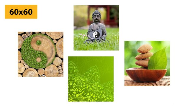 Set obrazů příjemná harmonie Feng Shui