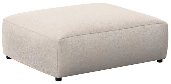 -25 % Dny MOMENTI– Krémově bílá čalouněná podnožka FLEXLUX LUCERA 104 x 82 cm