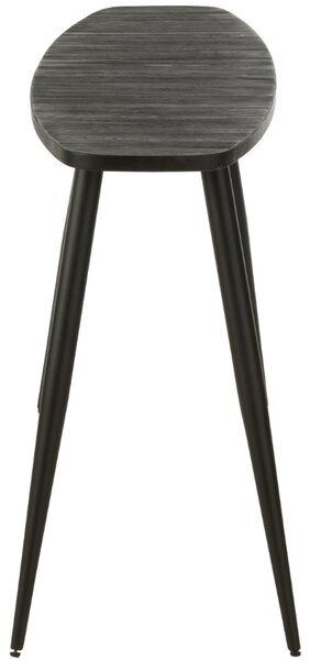 Černý dřevěný toaletní stolek J-line Takke 120 x 40 cm
