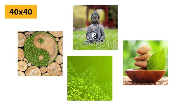 Set obrazů příjemná harmonie Feng Shui