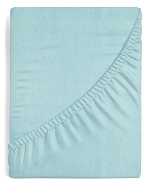 JERSEY PROSTĚRADLO 200X220 CM, VÝŠKA 30 CM MENTOLOVÉ