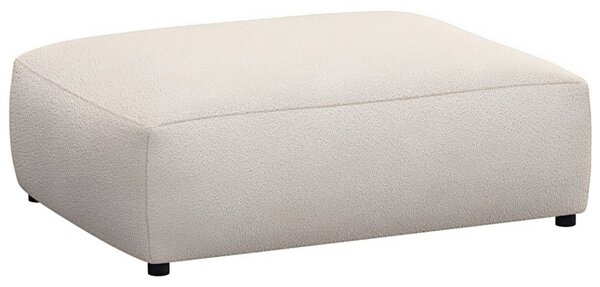 -25 % Dny MOMENTI– Krémově bílá čalouněná podnožka FLEXLUX LUCERA 104 x 82 cm