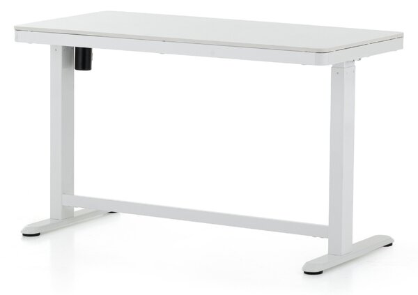 Výškově nastavitelný stůl OfficeTech 2, 120 x 60 cm, bílá