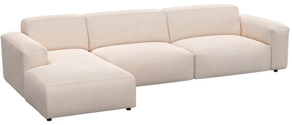 -25 % Dny MOMENTI– Flexlux Rohová pohovka LUCERA 317 cm, levá
