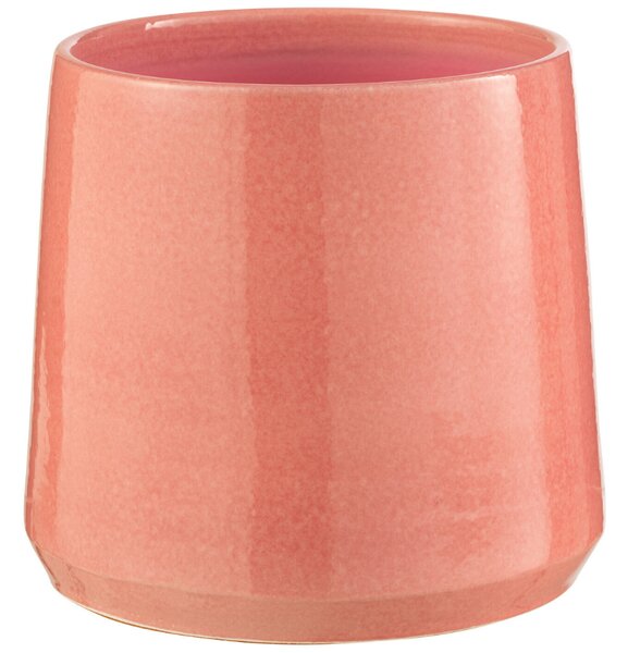 Růžový keramický květináč J-line Asol 24 cm