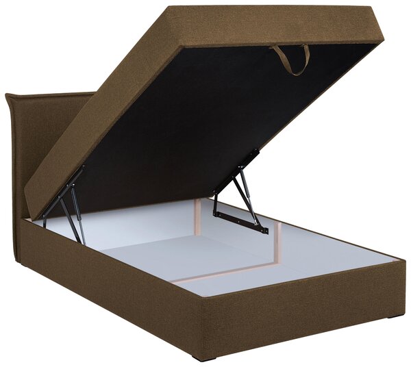 AMERICKÁ POSTEL, 120/200 cm, hnědá MID.YOU - Postele s úložným prostorem, Online Only