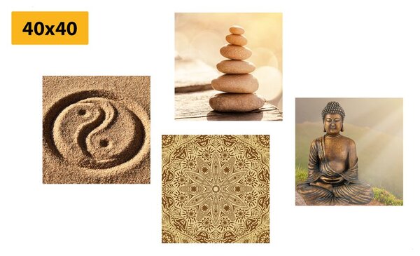 Set obrazů ve stylu Feng Shui