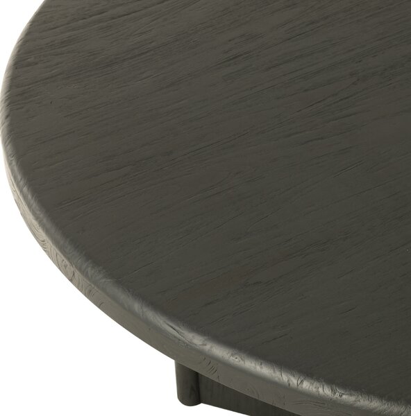 Černý teakový jídelní stůl J-line Blacky 150 cm