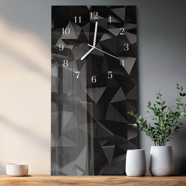 Skleněné hodiny vertikální Vzor zsppb-30x60-00059048