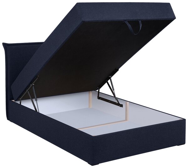AMERICKÁ POSTEL, 120/200 cm, tmavě modrá MID.YOU - Postele s úložným prostorem, Online Only