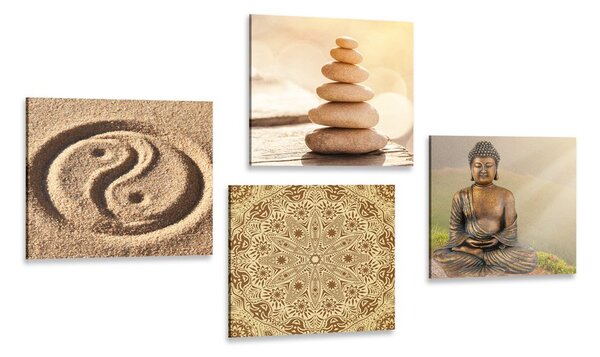 Set obrazů ve stylu Feng Shui